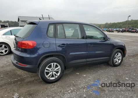 2013 Volkswagen Tiguan S из США, поврежденный, VIN WVGBV7AX3DW539578